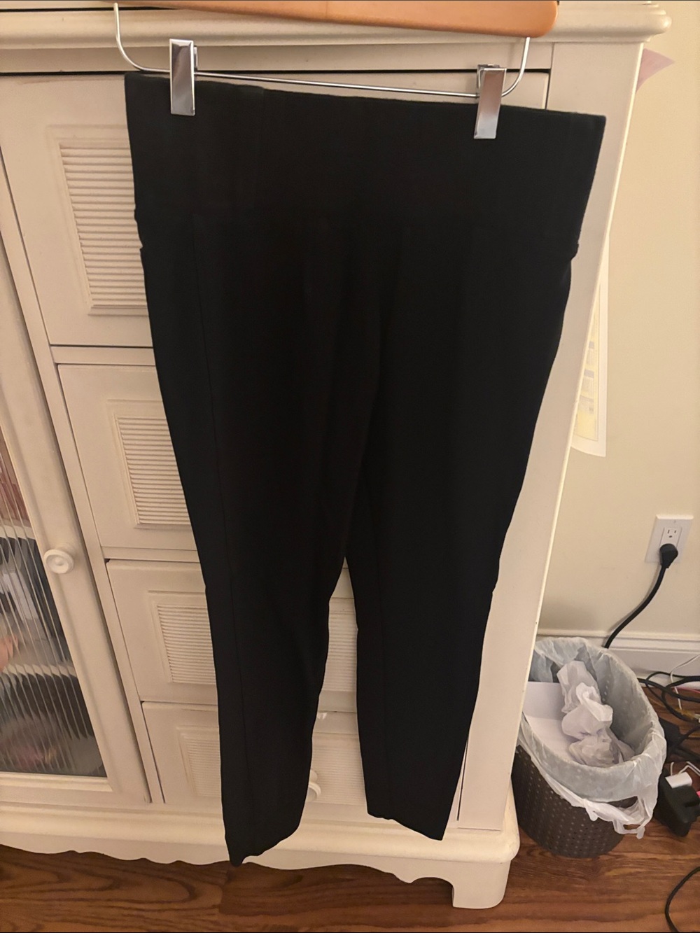 Lilly Pulitzer Classic High-Waist Black Ponte Pants